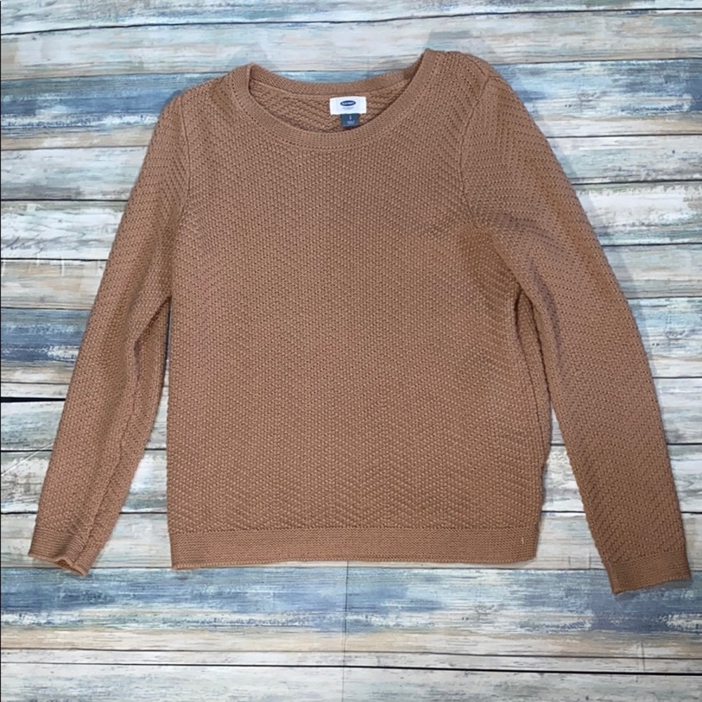 Old Navy Tan Sweater Medium Knit